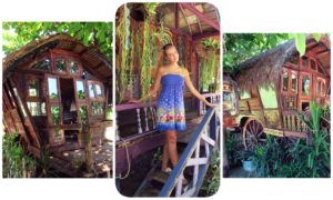 images of gypsy wagons at la laaguna bali