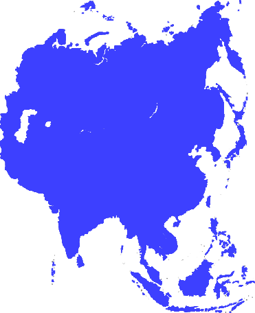 Countries of Asia (by shape) Quiz