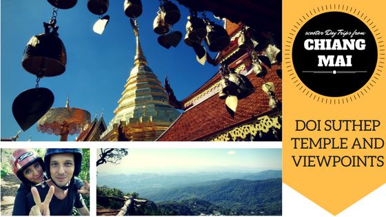 scooter day tour from Chiang Mai to doi suthep templei s