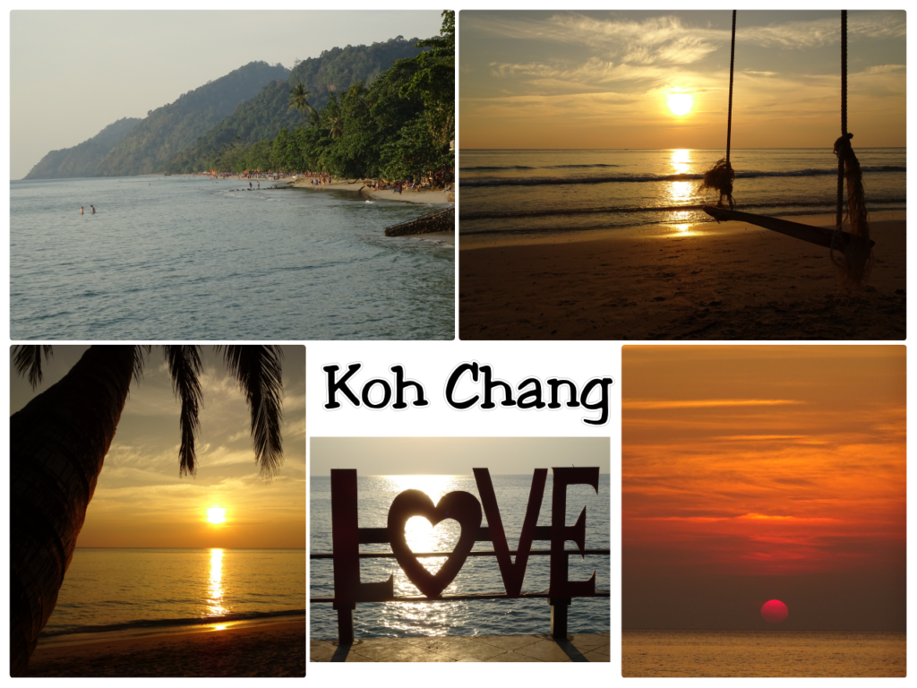 Koh Chang White Sand Beach Sunset