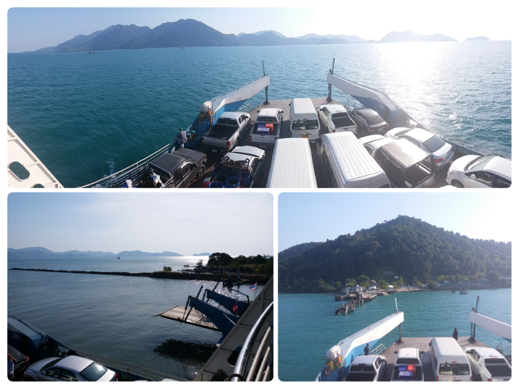 scenic Ferry ride to Koh Chang Island