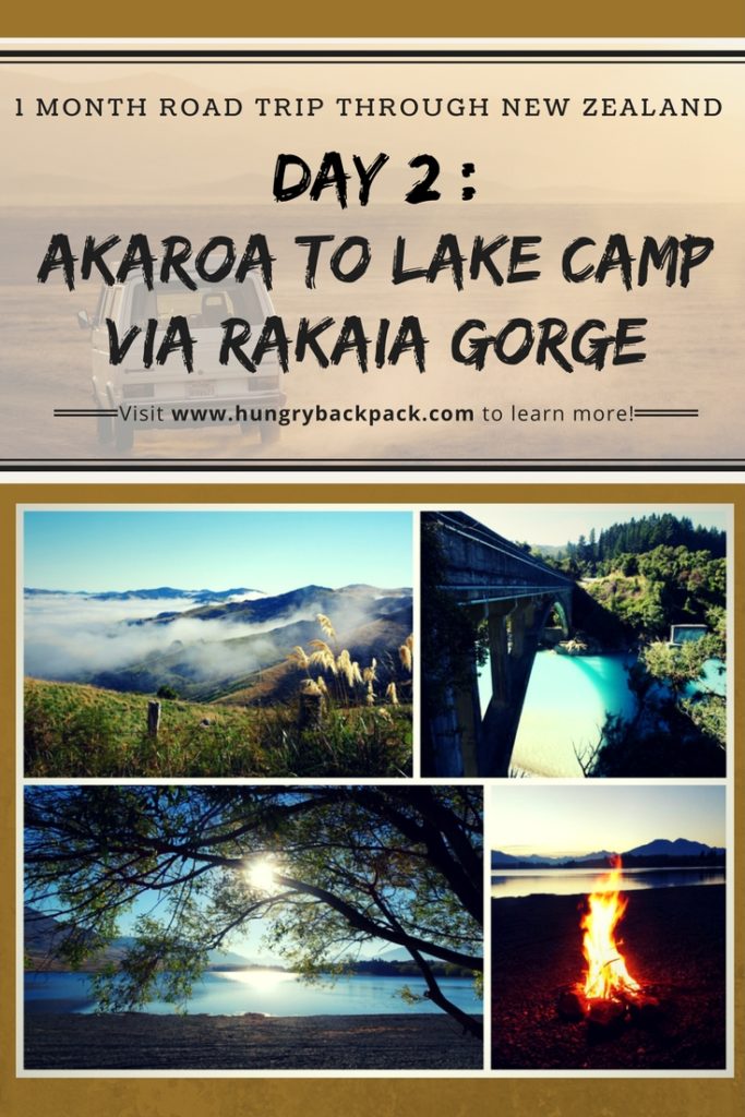 New Zealand Road trip day two Akaroa to Lake Camp via Rakaia Gorge