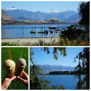 new zealand roadtrip wanaka ice with view