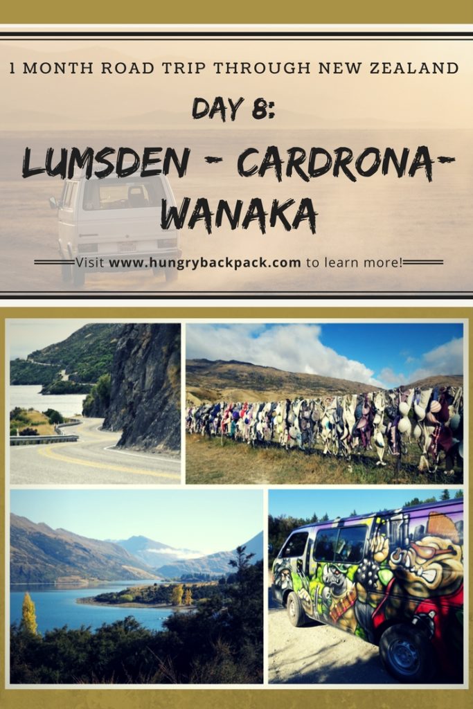 Road trip New Zealand day 8 Lumsden Cadrona Wanaka