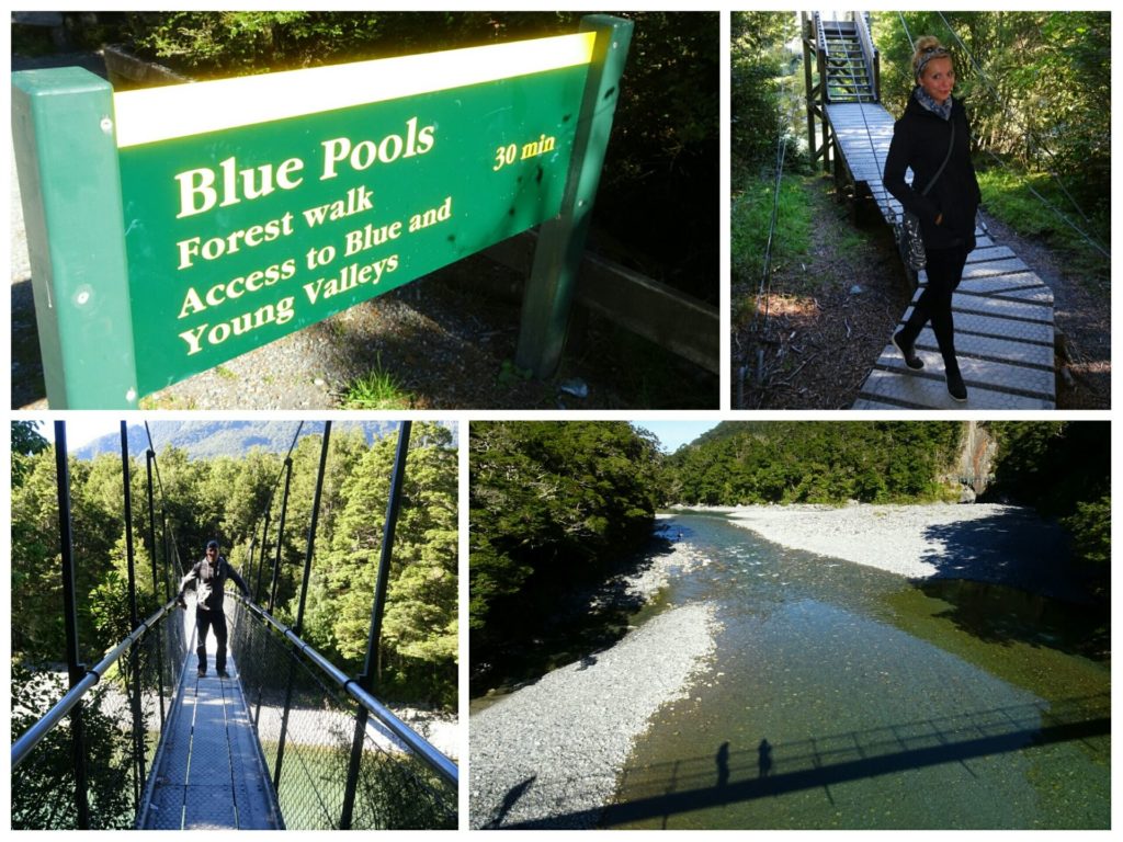 new zealand roadtrip blue pools franz josef glacier walk blue pools