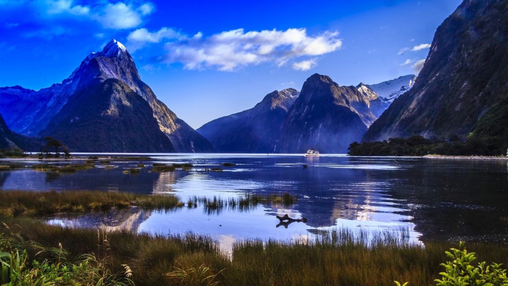 Milford Sound Panorama Mitre Peak