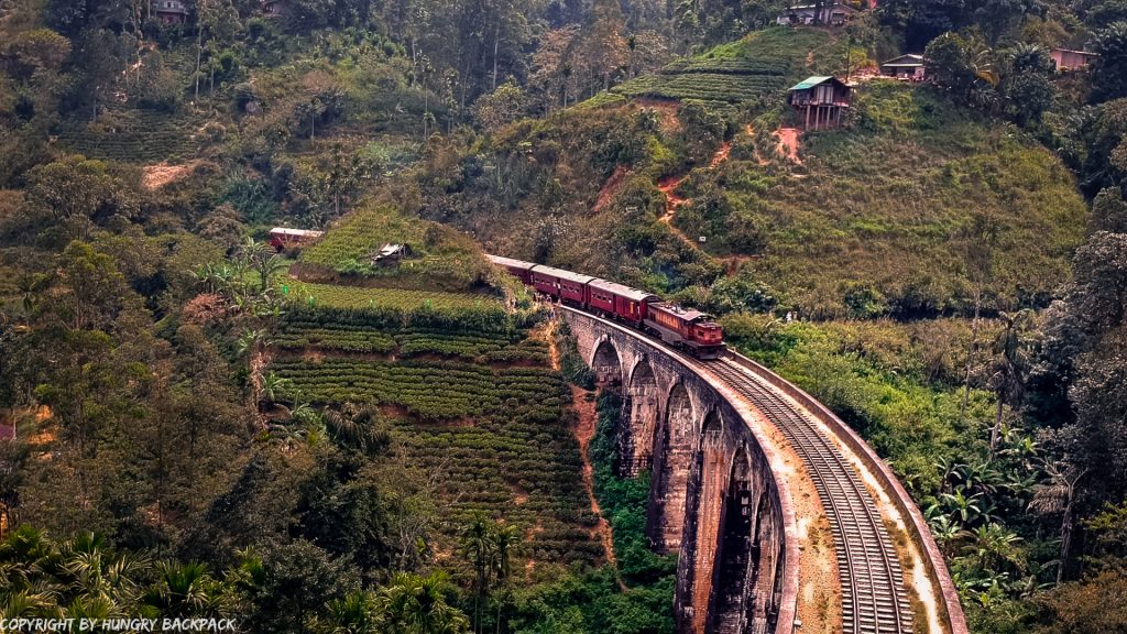 Ella Nine Arch Bridge Train crossing