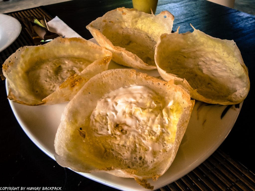 Egg Hopper_typical Sri Lankan breakfast dish