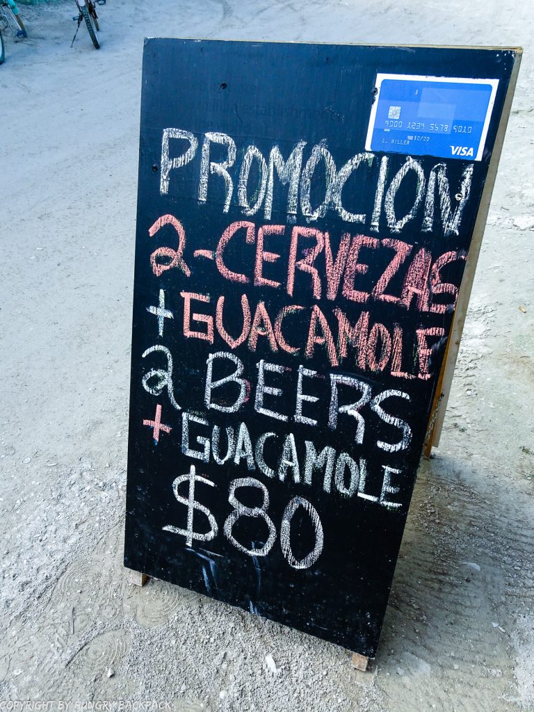 Budget Guide Isla Holbox_where to eat_promo snack deals