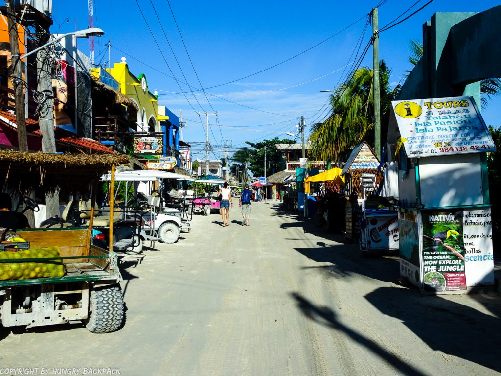 Explore Holbox on a budget_central square in the morning