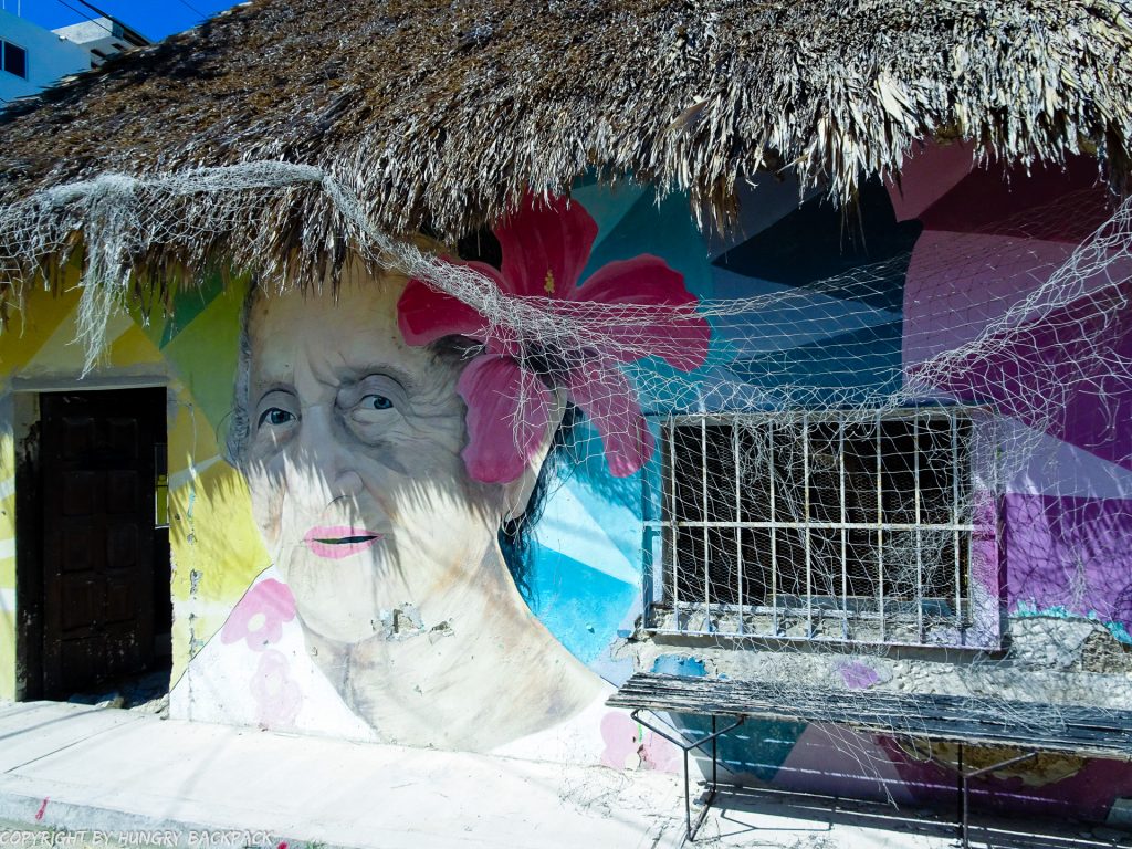 Explore Isla Holbox_colourful streetart