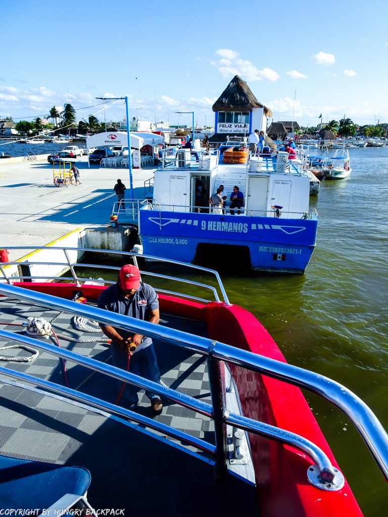 Guide to Holbox_ferries at Chiquila Habour