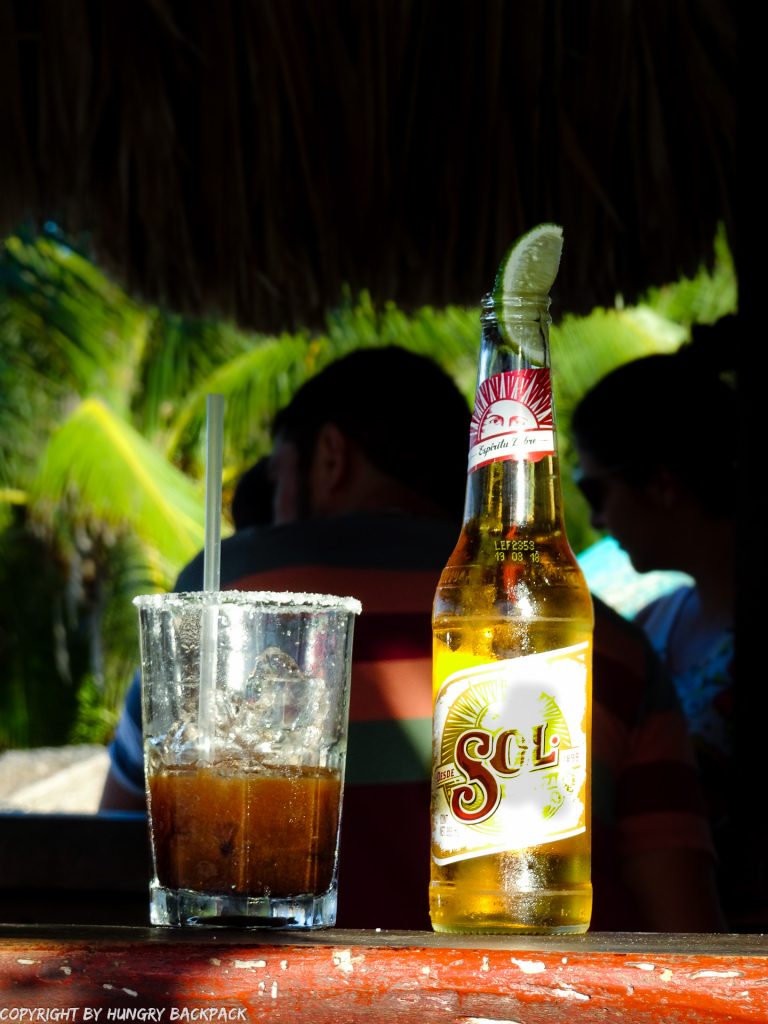 Holbox budget guide_sunset drinks_sol michelada