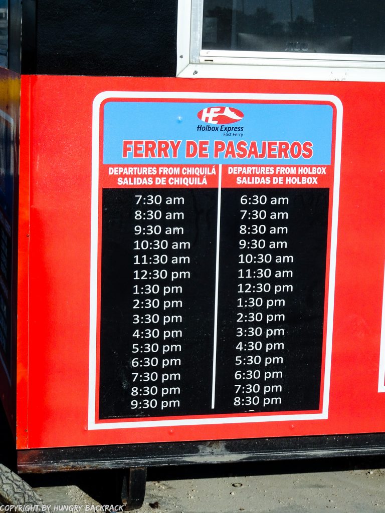 How to get to Holbox_ferry crossing times from Chiquila to Holbox_Holbox Express