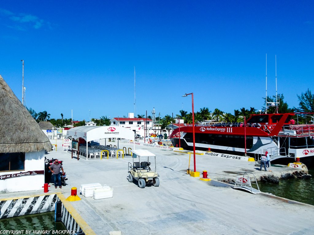 getting to isla holbox_ferry terminal on isla holbox arrival