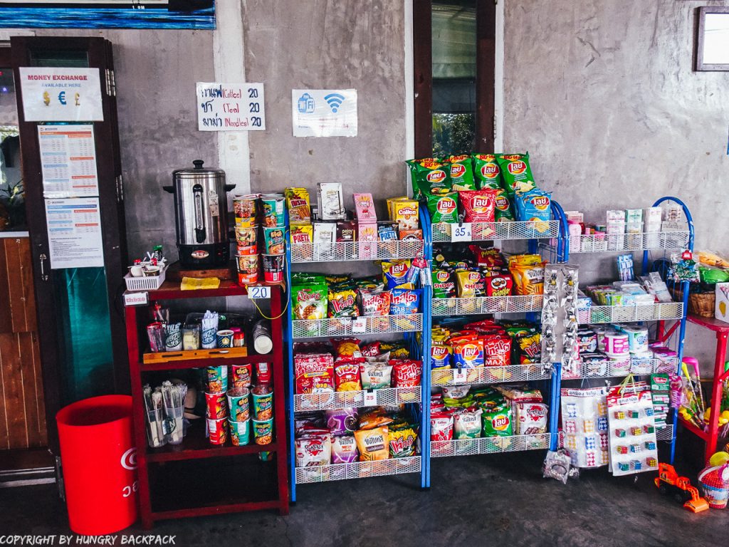 Bangkok to Ko Kut_snacks for sale at boonsiri ferry terminal