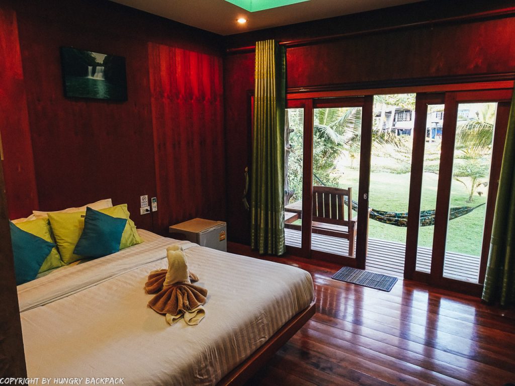 Inside bungalow at Suan Maprao Resort