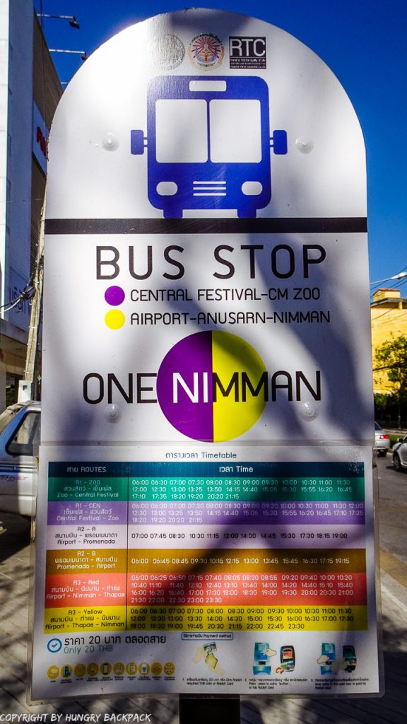 Chiang Mai Bus stop_One Nimman