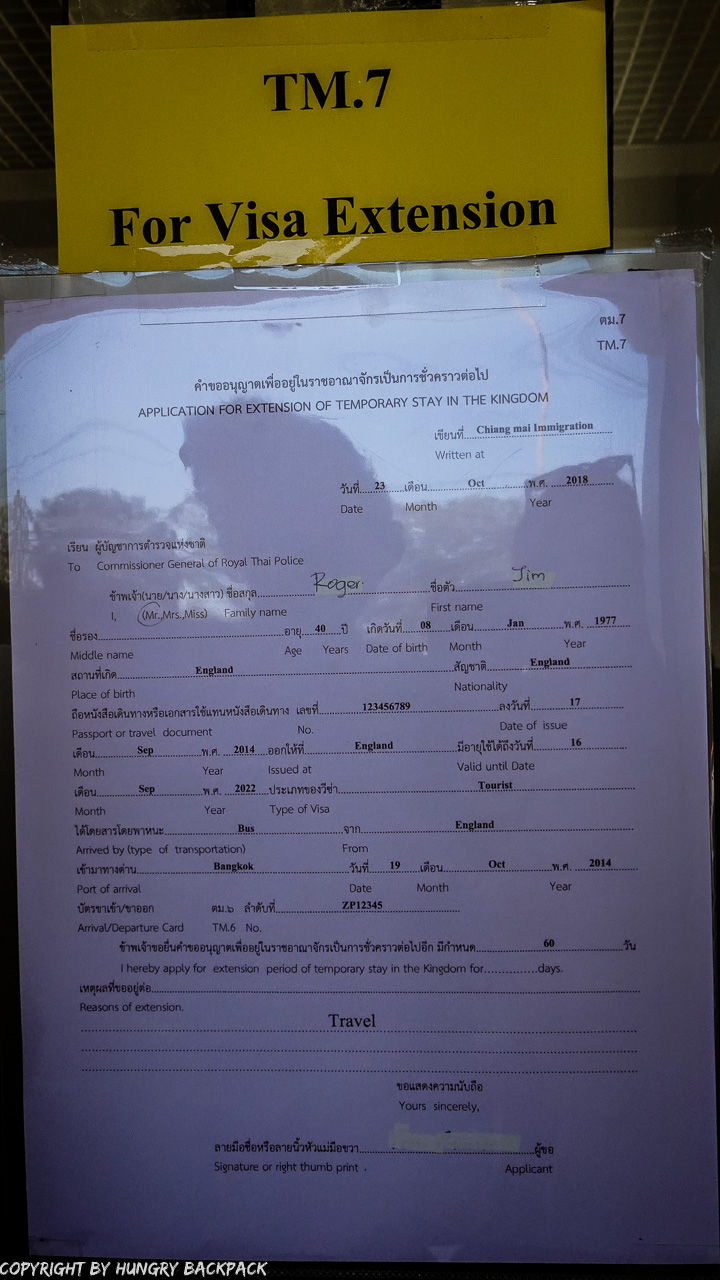 CHIANG FOR TOURIST VISA EXTEND THAILAND IN HOW TO ... YOUR MAI