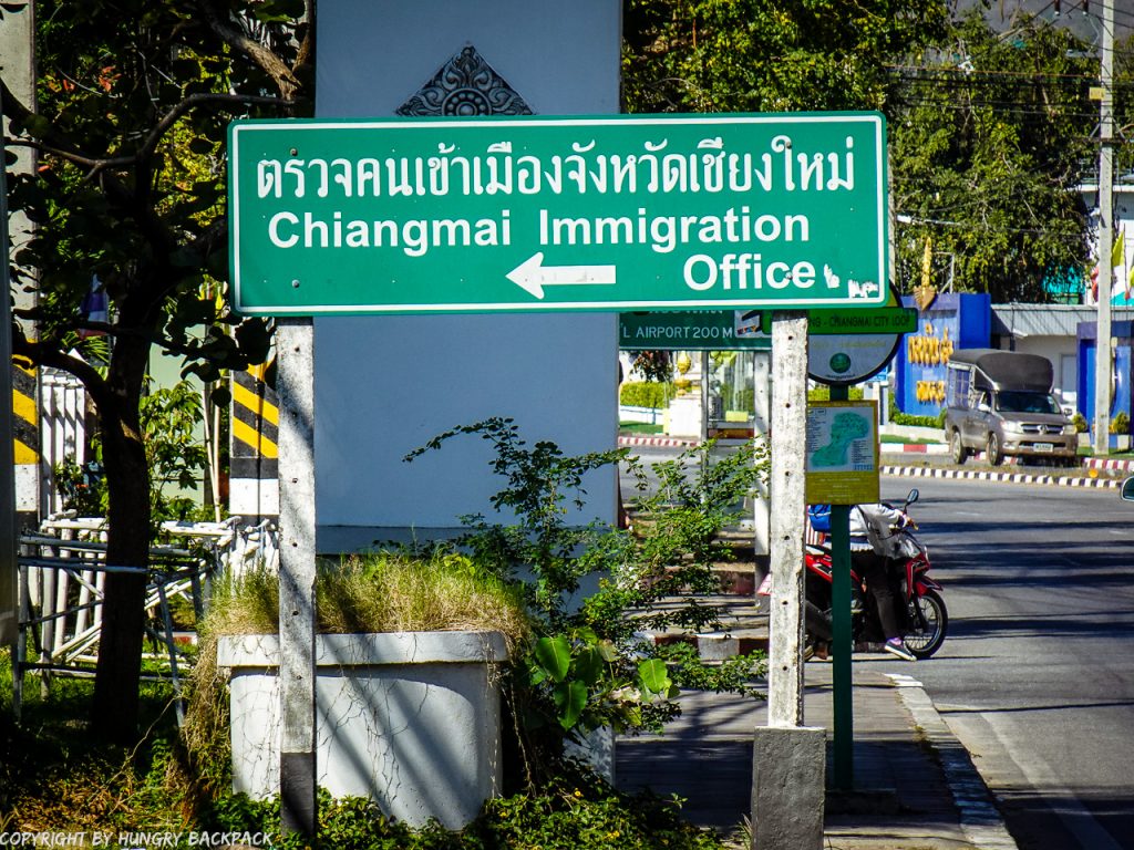 Extend Tourist Visa_walk to Immigration Office_sign