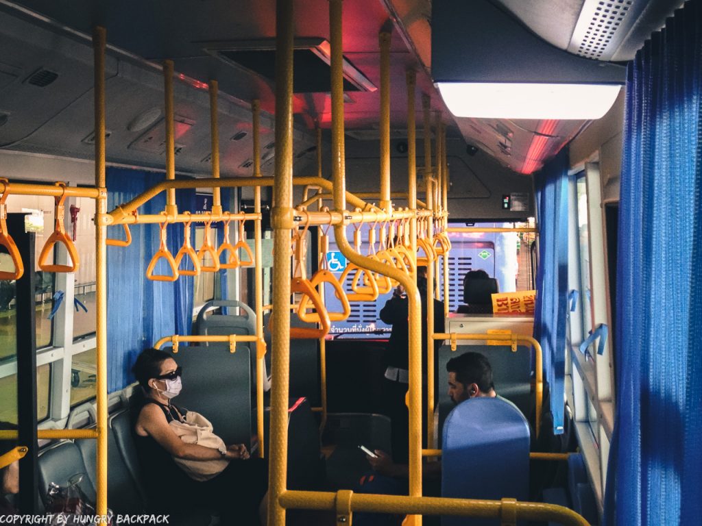 Don Mueang Airport Bus inside