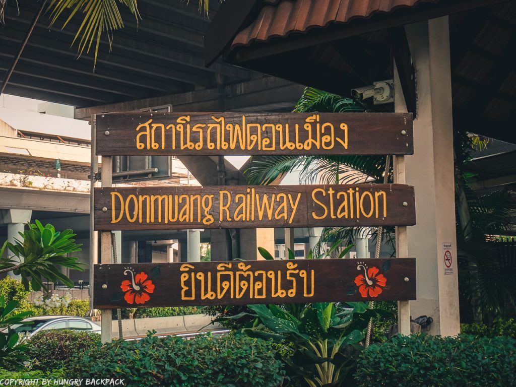 Don Mueang Airport to Bangkok City by train_Bangkok train platform