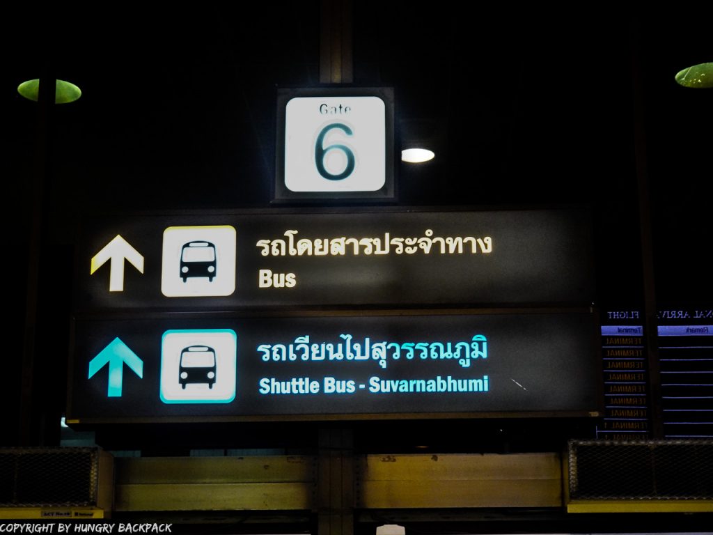 Don Mueang Airport to Bangkok City_Gate 6 to Airport Bus