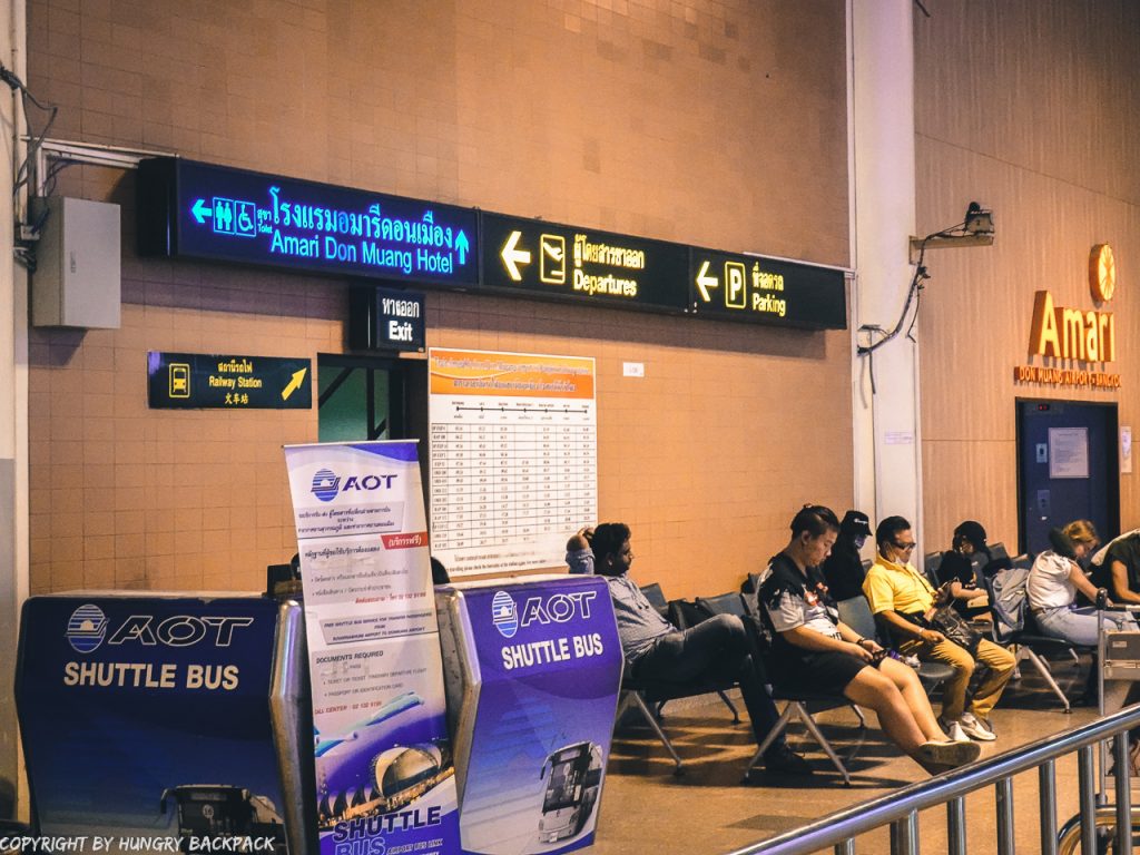 Don Mueang to Bangkok City by train_Exit Railway Station Don Mueang Airport
