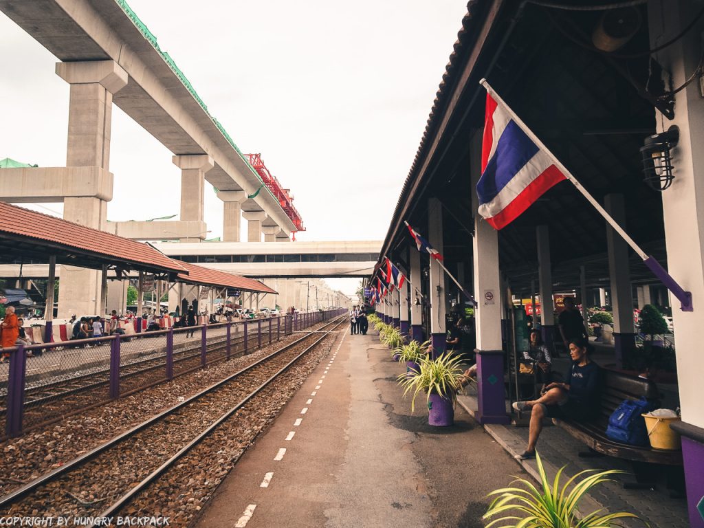 Don Mueang to Bangkok City by train_platform airport