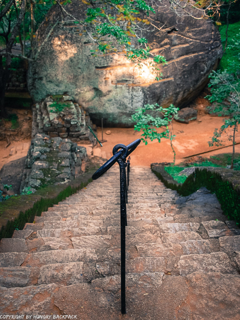 Dambulla things to do_hike up Sigiriya_stairs