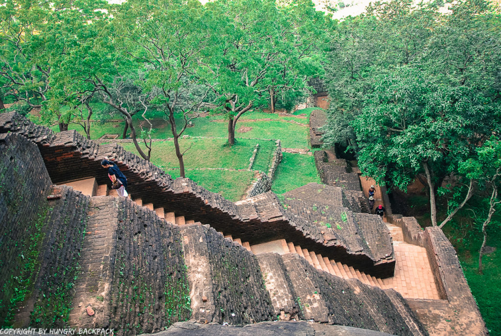 Dambulla things to do_hike up Sigiriya_stairs