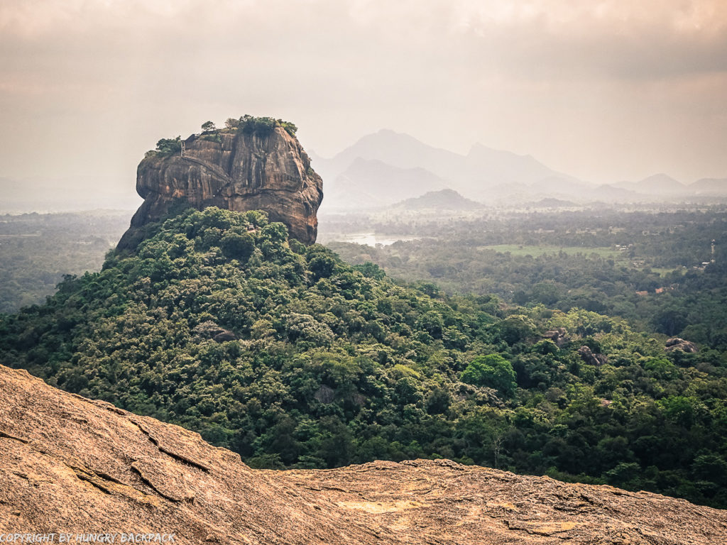 Dambulla_view of Sigiriya from Pidarungala Rock